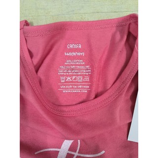 Bộ cotton dài tay mặc nhà bé gái Canifa