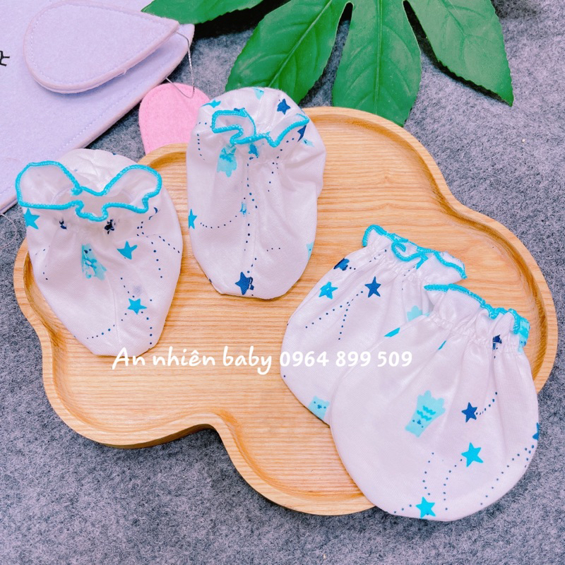Bao tay chân cho bé JOU-vớ chân,vớ tay cho bé sơ sinh