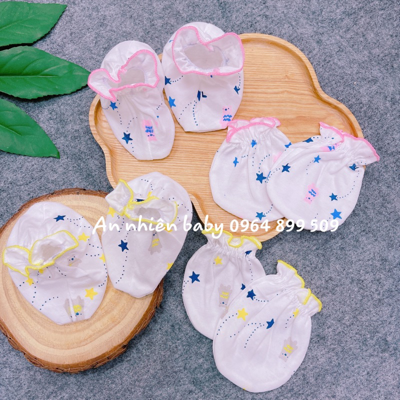 Bao tay chân cho bé JOU-vớ chân,vớ tay cho bé sơ sinh