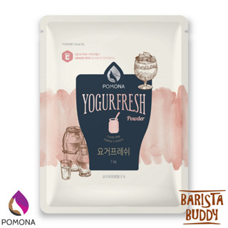 Bột Pha Chế Pomona Vị Sữa Chua Yogurt Fresh - Hàng Chính Hãng - 1kg