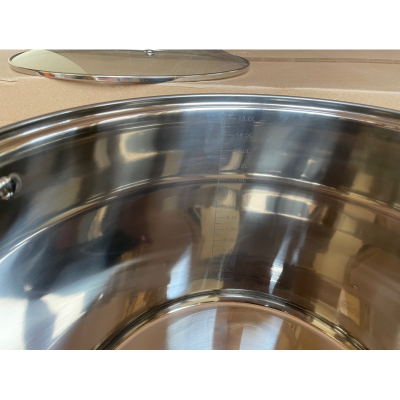 Nồi luộc gà inox 5 đáy Raika RKN-32 dung tích 15L - Nồi luộc gà, nấu canh, hầm xương size 32 kích thước lớn