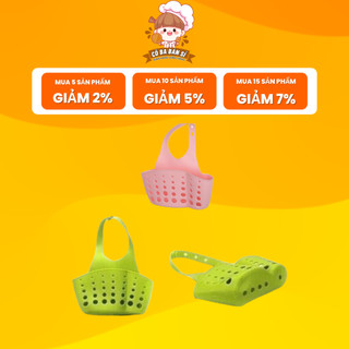 Giỏ nhựa treo bồn rửa bát, giỏ đựng đồ rửa chén bằng nhựa dẻo giỏtreo bồn rửa chén bát- giỏ nhựa đựng đồ mini