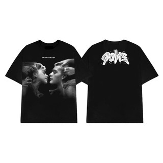 Áo Thun Form Rộng Màu Đen Cotton 2 Chiều In Lụa - GONZ LOVE