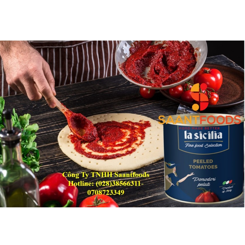 Cà Chua Lột vỏ  La Sicilia - 2,55kg