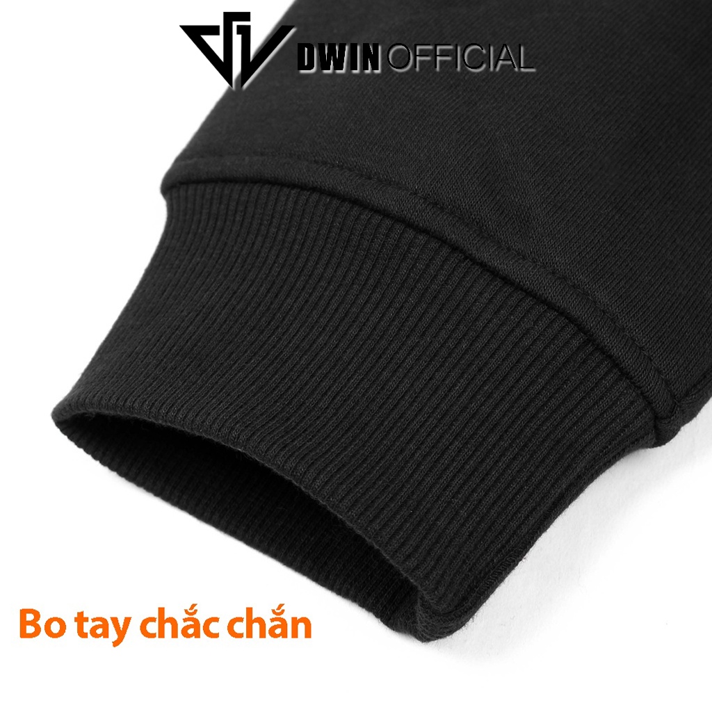 Áo sweater nỉ David unisex DWIN basic nam nữ form rộng oversize local brand SP00090