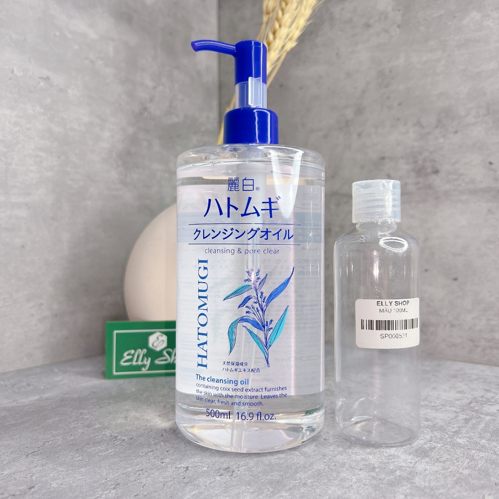 Dầu tẩy trang Hatomugi Cleansing & Pore Clear Nhật Bản 500ml