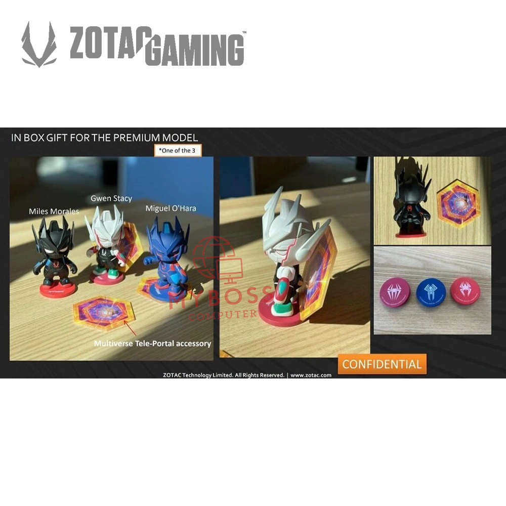 Bộ Mô Hình ZOTAC GAMING x Spider-Man: Across the Spider-Verse Limited Độc Quyền !!!