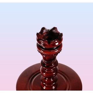 CẶP ĐÈN THỜ 40CM - Gỗ tràm bông vàng