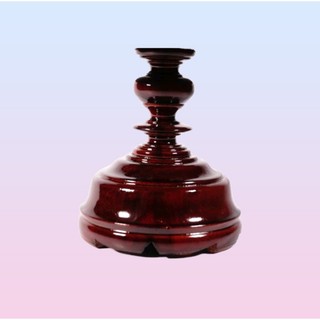 CẶP ĐÈN THỜ 40CM - Gỗ tràm bông vàng