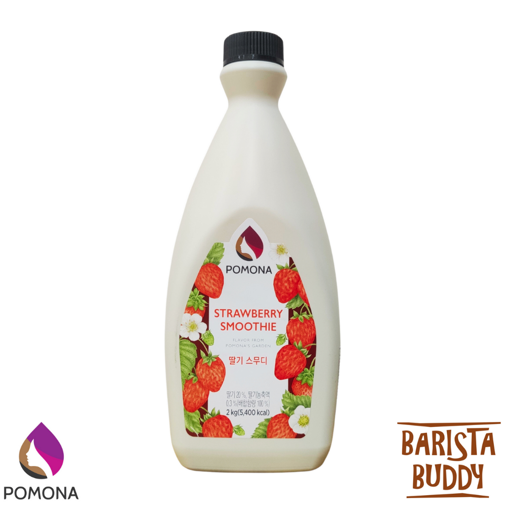 Mứt Pha Chế Smoothie Pomona - Vị Dâu Strawberry - Hàng Chính Hãng - 2kg