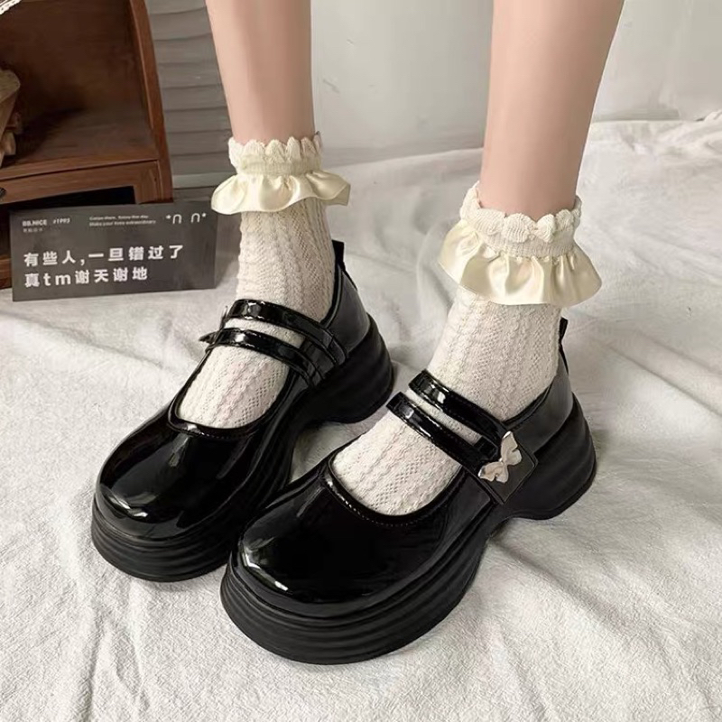 Giày lolita nữ đế nhẹ êm thời trang phong cách ulzzang giày đi học đi chơi. Ms: LOLITA 2619