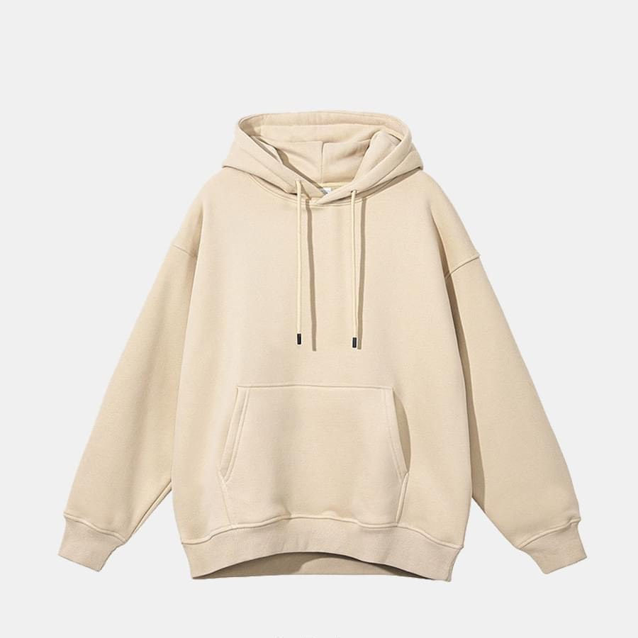 Áo Hoodie trơn SUNDEE chất Nỉ Bông Unisex form rộng mũ 2 lớp