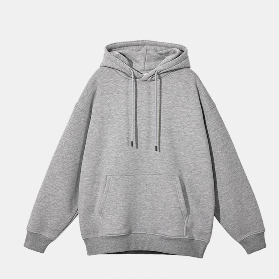 Áo Hoodie trơn SUNDEE chất Nỉ Bông Unisex form rộng mũ 2 lớp