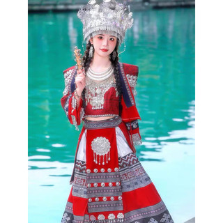 Trang phục miêu cương đỏ mẫu mới