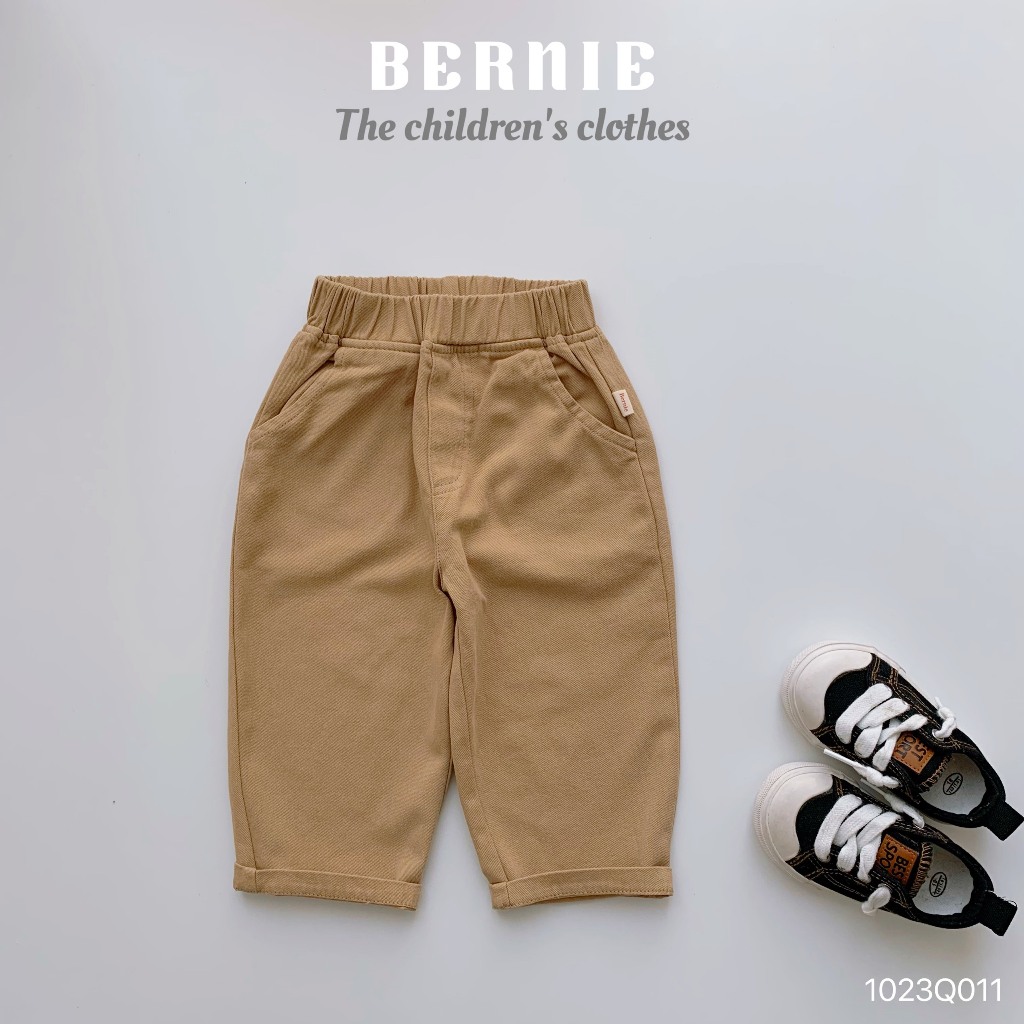 Quần dài bé trai size nhí cho bé từ 7-19kg Bernie - Quần kaki bé trai đi chơi đi học- 1023Q011