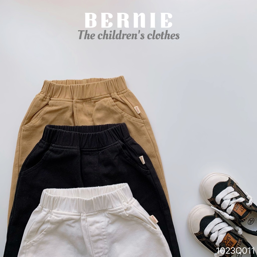 Quần dài bé trai size nhí cho bé từ 7-19kg Bernie - Quần kaki bé trai đi chơi đi học- 1023Q011
