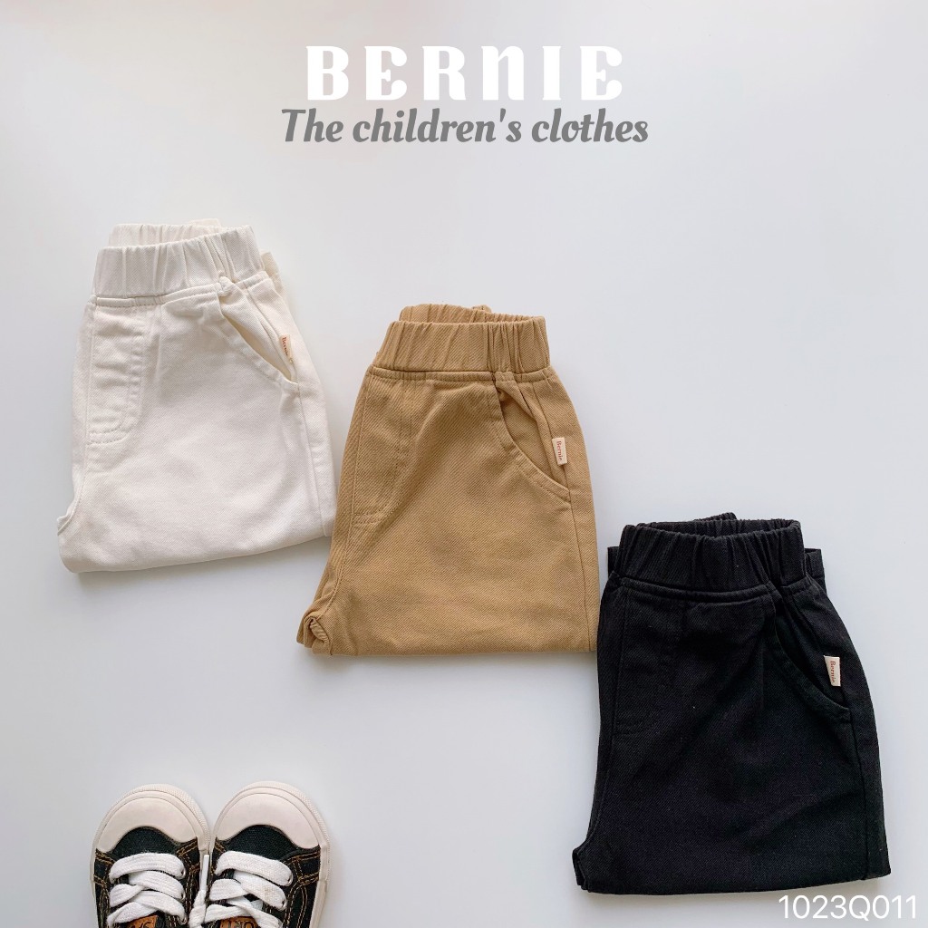 Quần dài bé trai size nhí cho bé từ 7-19kg Bernie - Quần kaki bé trai đi chơi đi học- 1023Q011