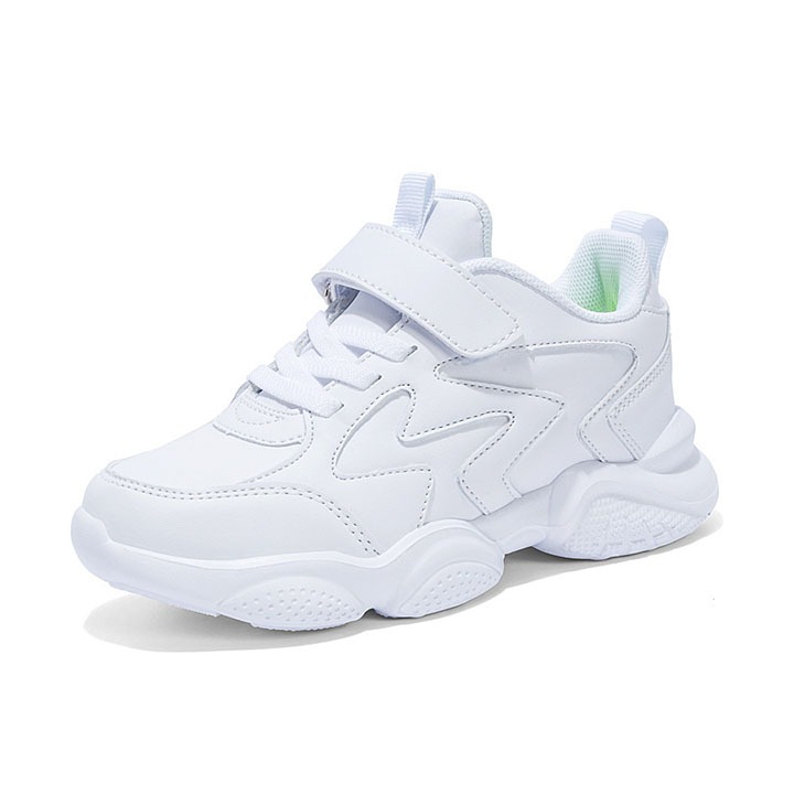 Giày thể thao trắng cho bé trai, bé gái từ 3-12 tuổi siêu nhẹ PD32