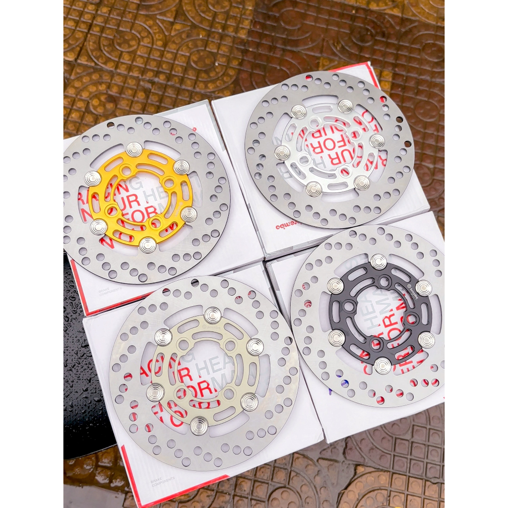 Đĩa Thắng BB Moto 3 V2 Size 220mm Khen Inox 304 >>> Lắp như Zin