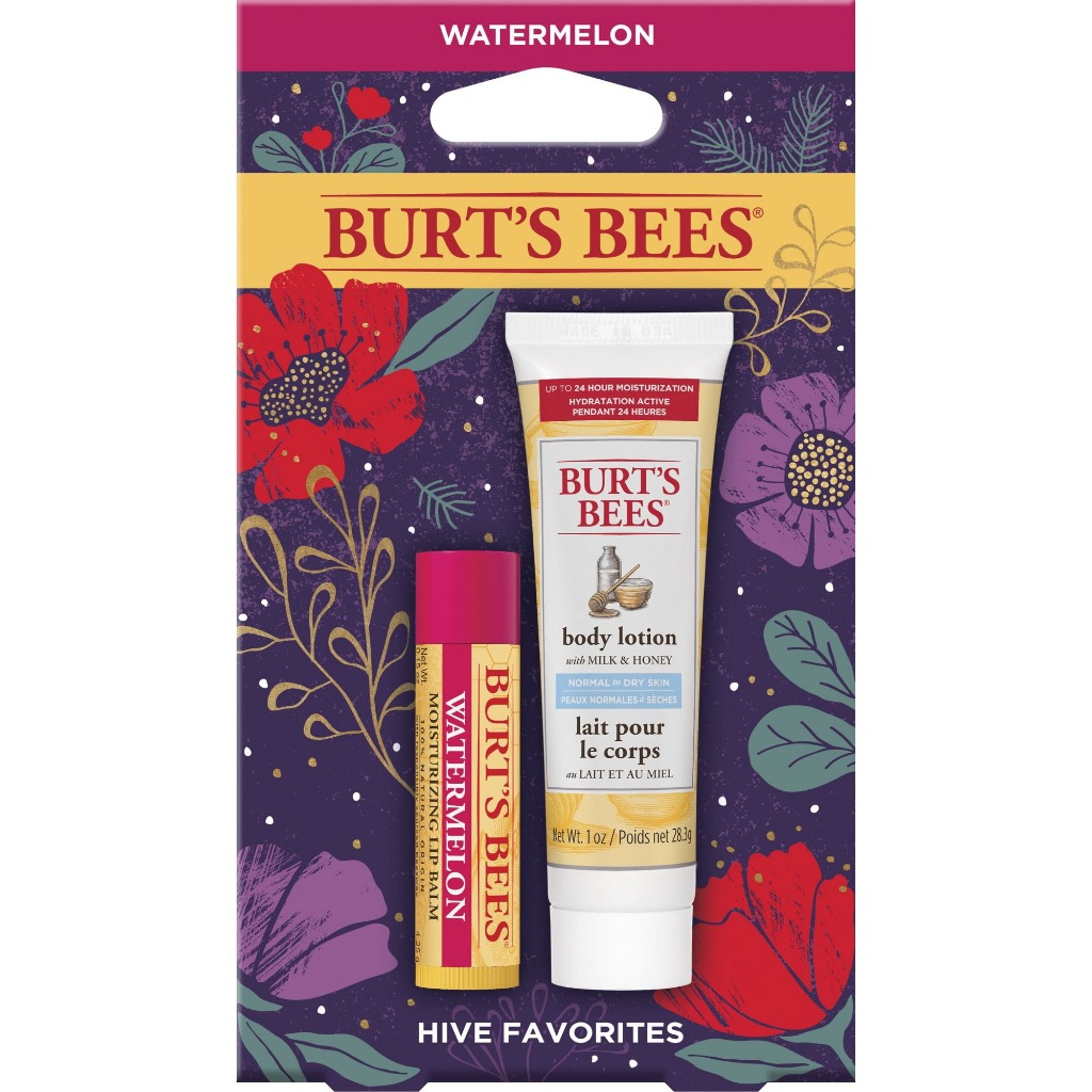 Bộ quà tặng Burt's Bees Hive Favorites Watermelon Holiday Gift Set