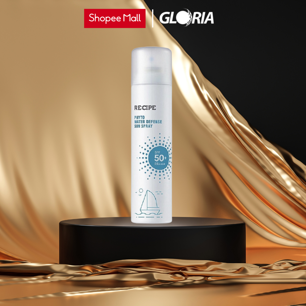 Xịt Chống Nắng RECIPE Phyto Water Defense Sun SpraySPF50+ PA++++ Chống Nắng, Không Trôi 180ml