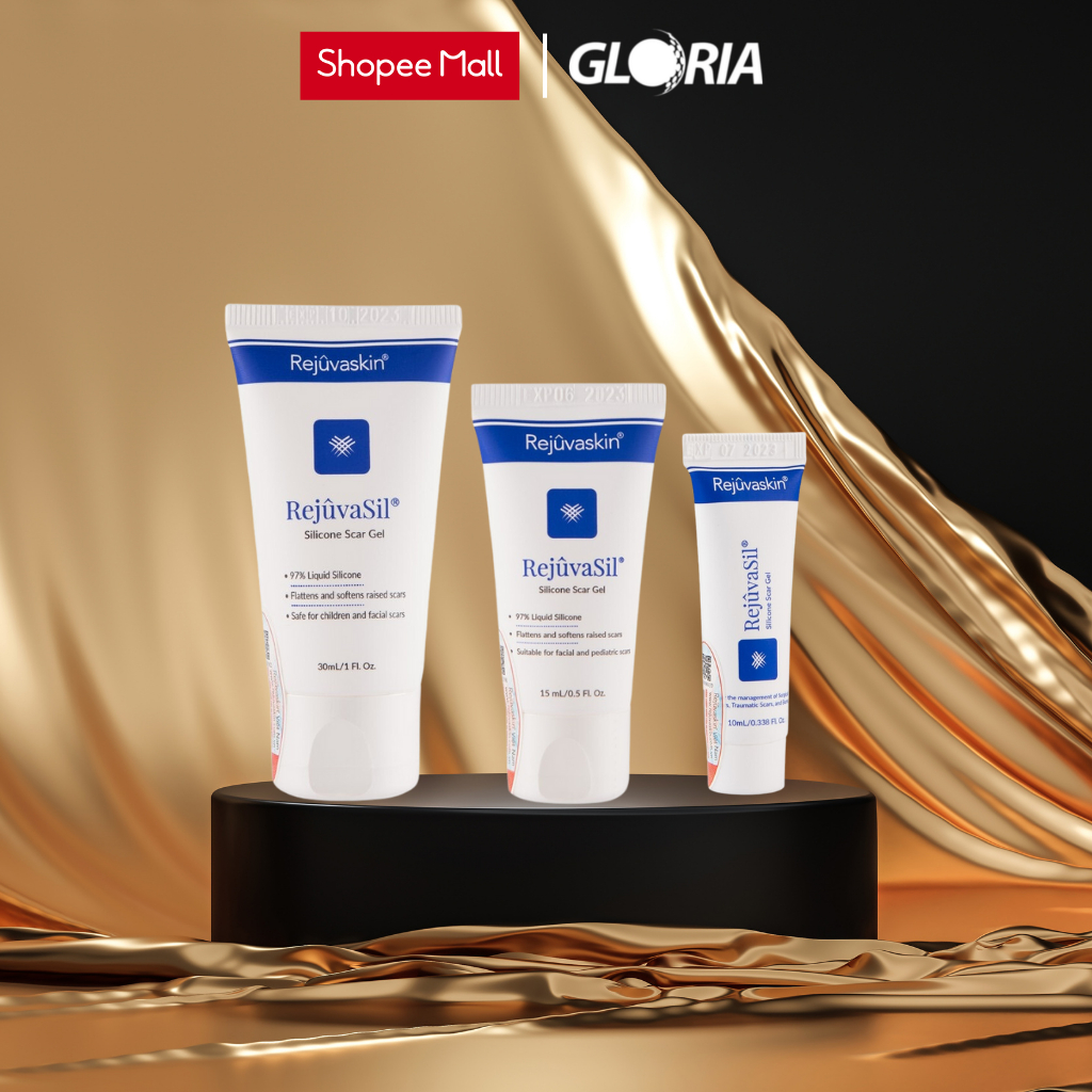Gel Ngăn Ngừa Sẹo Và Làm Xẹp Sẹo Lồi, Sẹo Phì Đại Rejuvaskin Rejuvasil 10ml-15ml-30ml