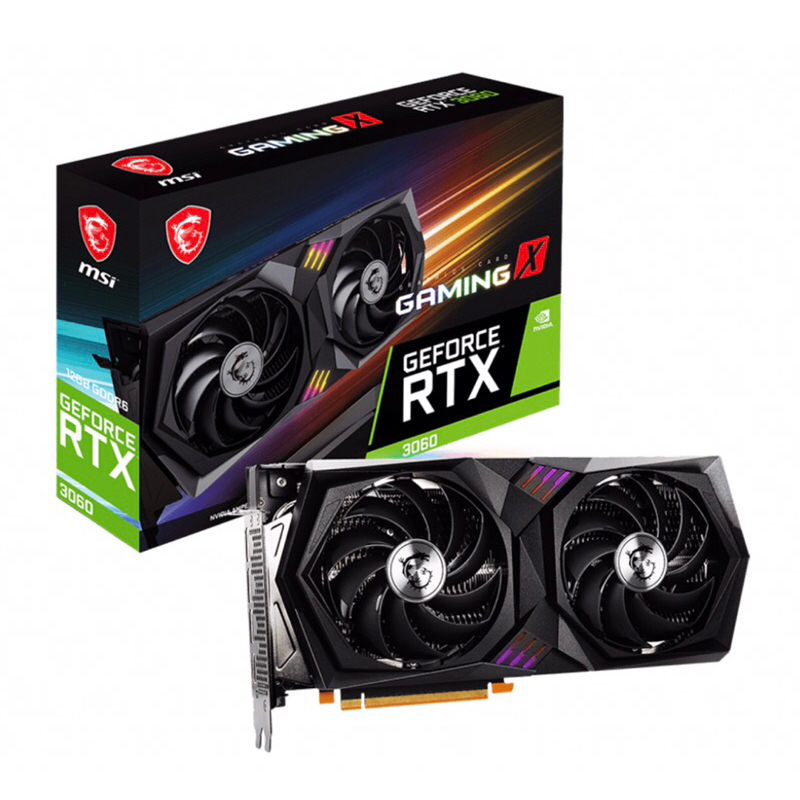 Card màn hình MSI GeForce RTX 3060 Gaming X 12G
