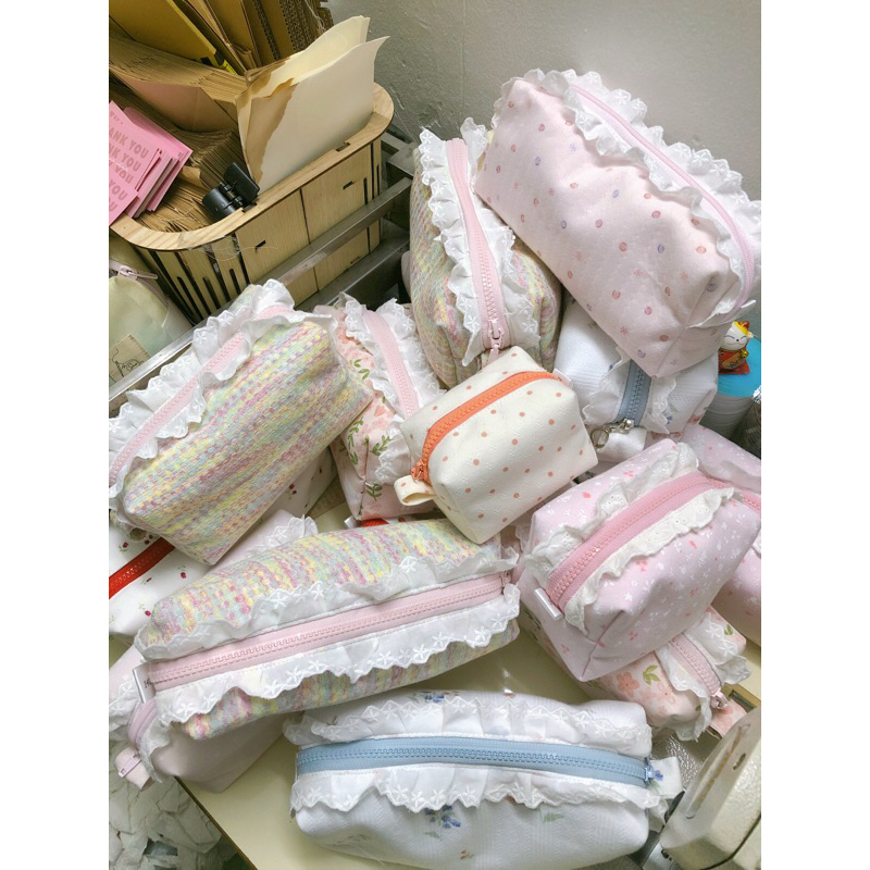 TÚI POUCH MINI ĐỰNG SON ĐỰNG ĐỒ CÁ NHÂN MADE BY 1402.Sew 🌸🌸