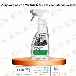 Dung Dịch Vệ Sinh Nội Thất Ô Tô Sonax Car Interior Cleaner 500ml 321200