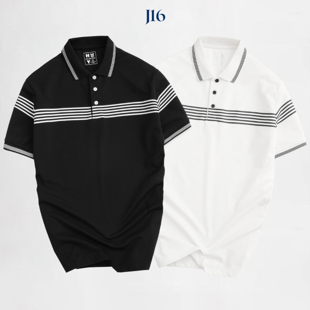 Áo Polo Nam Có Cổ JAY Vải Cá Sấu Cotton Thoáng Khí Co Giãn 4 Chiều - J16