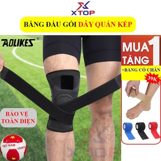 COMBO 2 CHIẾC BÓ GỐI THỂ THAO CAO CẤP AOLIKES trợ lực gối cao cấp Aolikes 7720