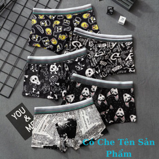 Quần sịp nam hoạt hình họa tiết cạp quần to chắc chắn co giãn 4 chiều mềm mịn thoáng khí PMA00A