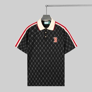Áo Polo The Bad God Monogram, Áo polo nam nữ chất cotton thoáng mát