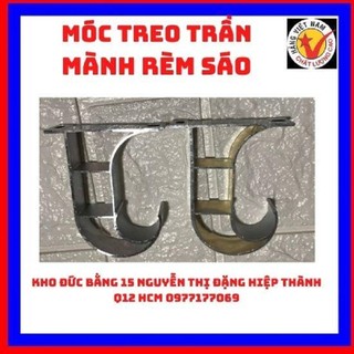 Móc treo giá đỡ rèm vải ,mành sáo trúc sáo nhựa màm tăm rèm vải  lên tường treo trần bằng nhôm