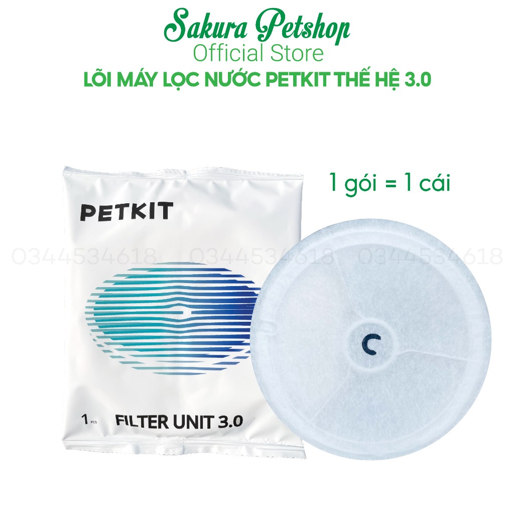 Miếng Lọc Nước, Tấm Lõi Lọc Nước Cho Máy Petkit Phiên Bản Mới 3.0 Tăng 150% Hiệu Quả Lọc