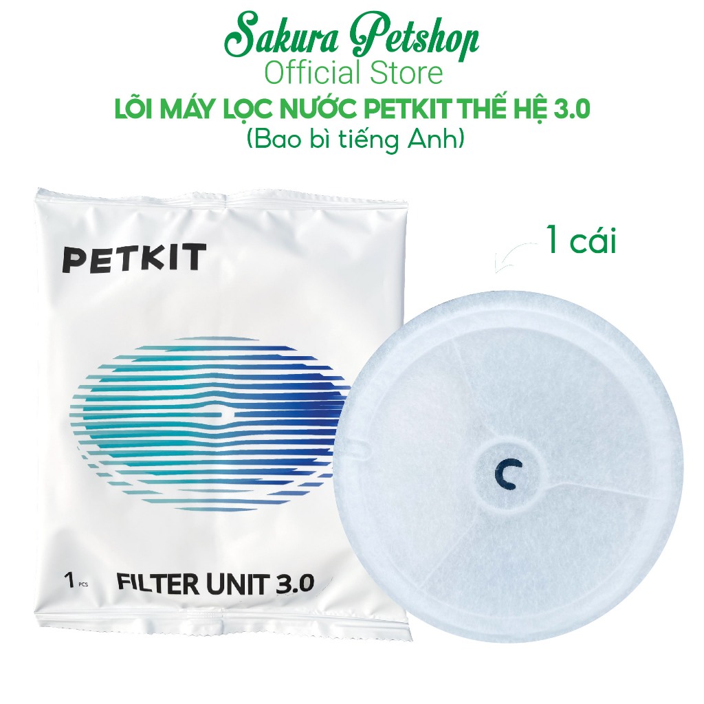 Miếng Lọc Nước, Tấm Lõi Lọc Nước Cho Máy Petkit Phiên Bản Mới 3.0 Tăng 150% Hiệu Quả Lọc