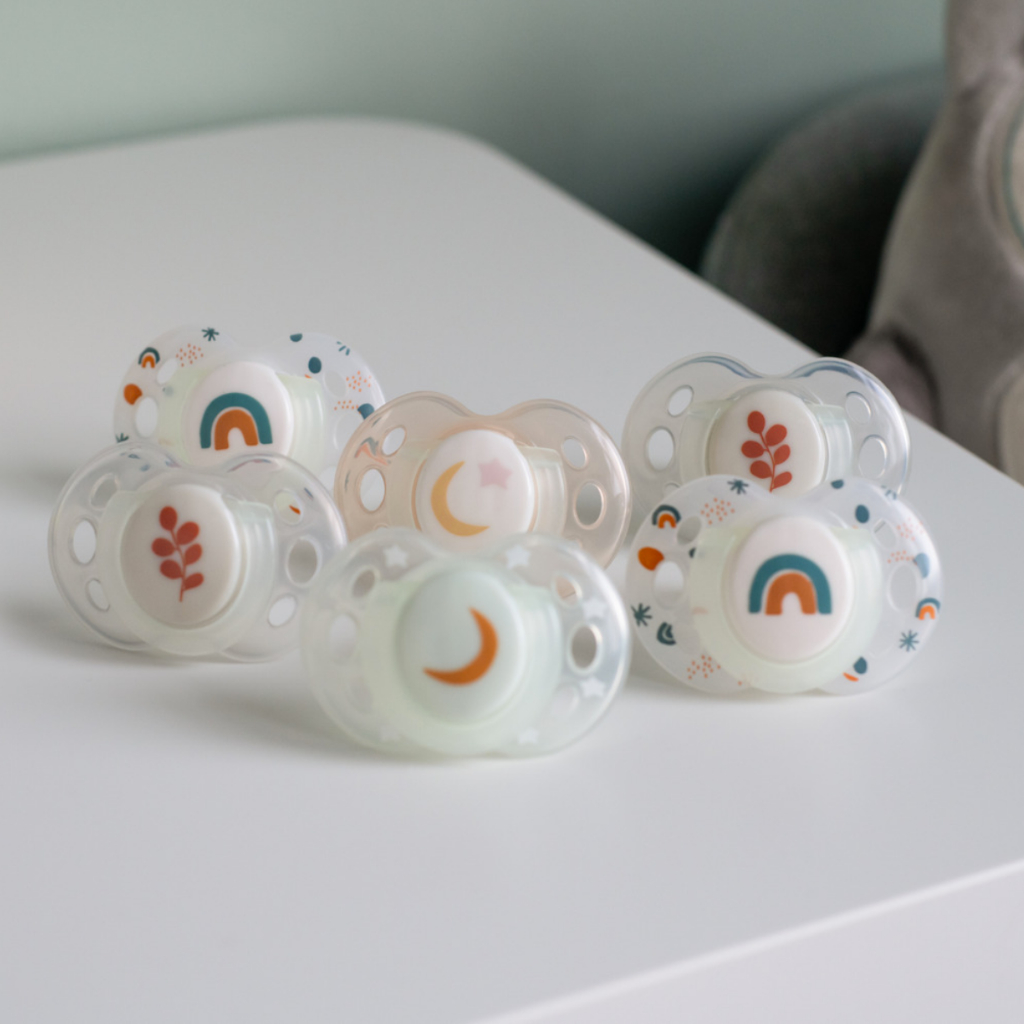 Ty Ngậm Dạ Quang Tommee Tippee Night Time, Cho Bé 0-6, 6-18, 18-36 Tháng