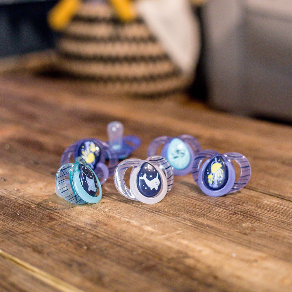 Ty Ngậm Dạ Quang Tommee Tippee Night Time, Cho Bé 0-6, 6-18, 18-36 Tháng