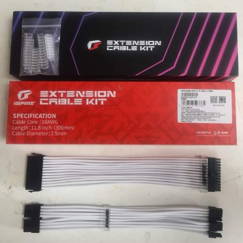 Dây nối dài Colorful iGame 24Pin + 2x8Pin VGA mới chính hãng