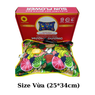 Túi chườm nóng lạnh đa năng, hãng Hướng Dương/THIÊN THANH chườm lạnh, sưởi ấm giảm đau hiệu quả cỡ TRUNG (23x32cm)