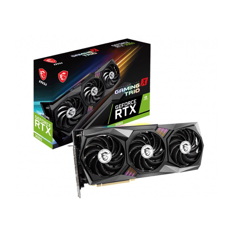 CARD MÀN HÌNH MSI RTX 3060 GAMING X TRIO 12GB