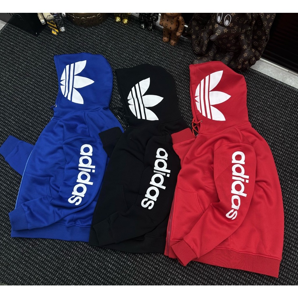 Áo Khoác Thể Thao Adidas Chất Nỉ Dày Dặn - Áo Khoác Adidas Có Mũ Phong cách Boy Phố Hottrend 2023