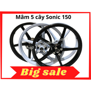 Mâm 5 cây at racing dùng cho xe sonic 150 bản 1.6 trước sau
