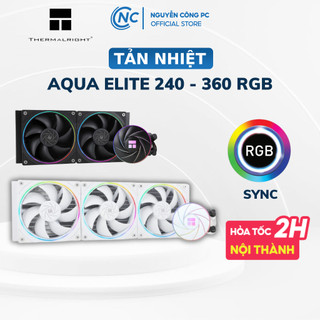 Tản nhiệt nước thermalright aqua elite 240 360 argb hai màu đen/trắng led đẹp hỗ trợ amd, intel - bảo hành 24 tháng