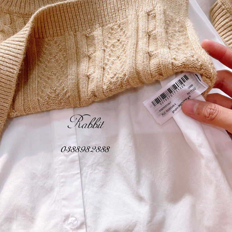 Set áo sơ mi kèm gi lê len Z@ra