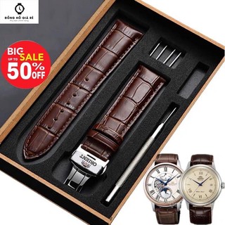 Dây da đồng hồ Orient cao cấp