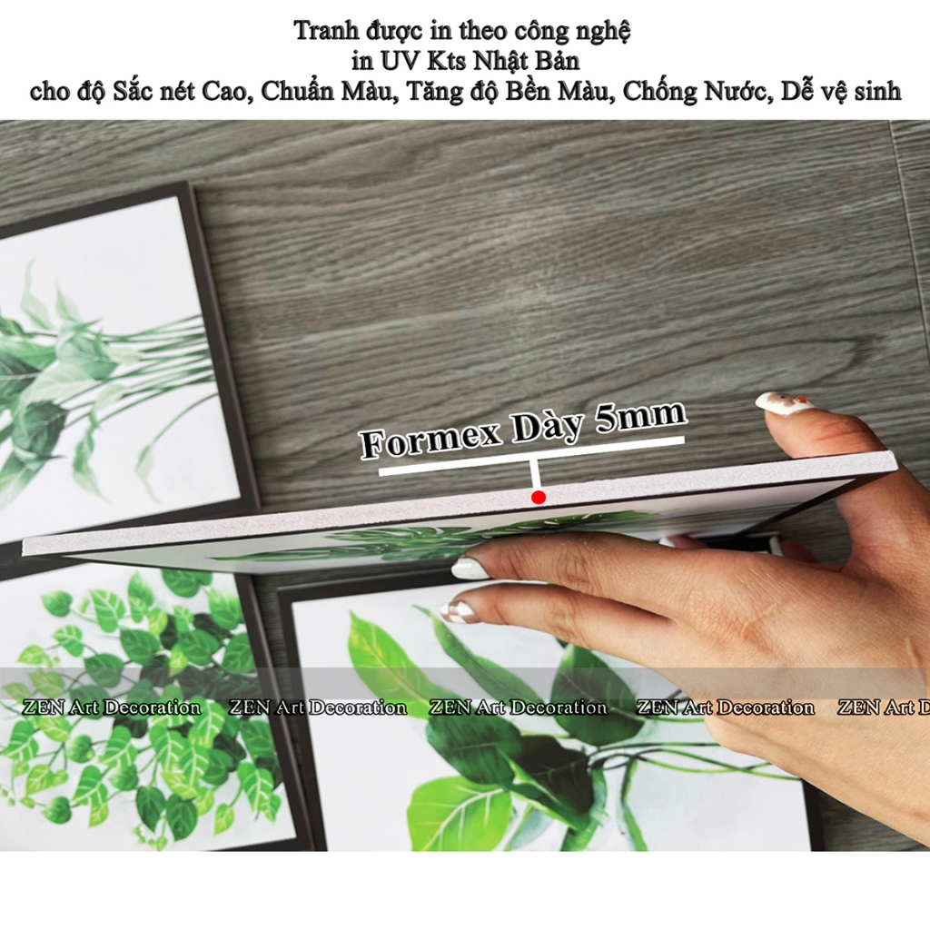 Bộ 6 tranh dán tường bé mèo dễ thương, tranh chủ đề thú cưng trang trí decor phòng bé, nhà ở