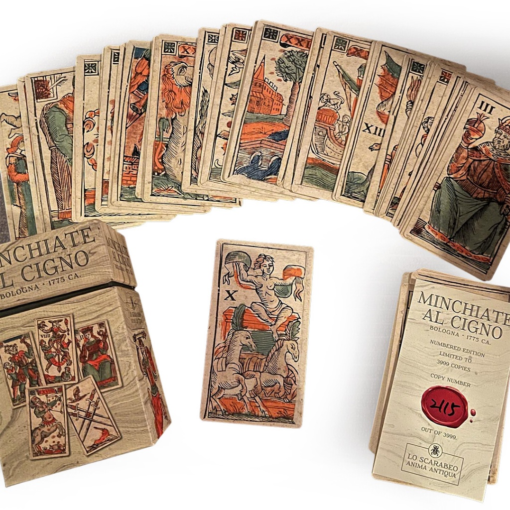 Bộ Bài Minchiate Al Cigno - Bologna 1775 CA.  - Bài Gốc Authentic Chính Hãng 100%