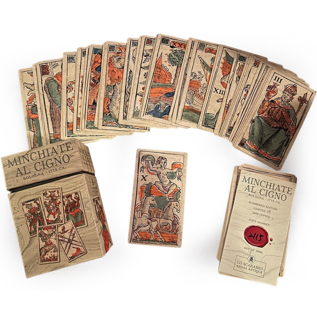 Bộ Bài Minchiate Al Cigno - Bologna 1775 CA.  - Bài Gốc Authentic Chính Hãng 100%