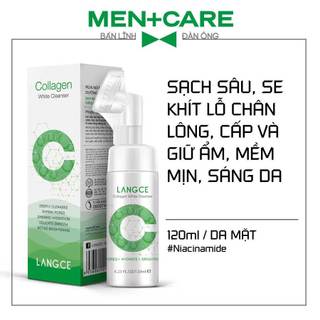 RỬA MẶT SINH HỌC CỌ MÁT XA BIO COLLAGEN+ LANGCE dành cho Nam